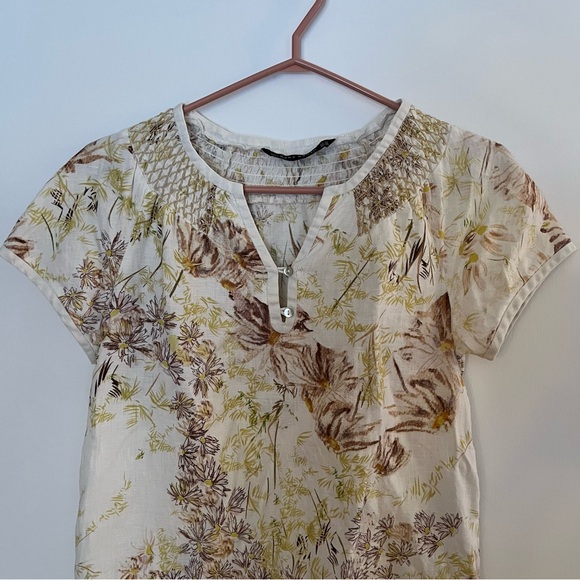 Zara linen nature summer dress - Picture 2 of 6